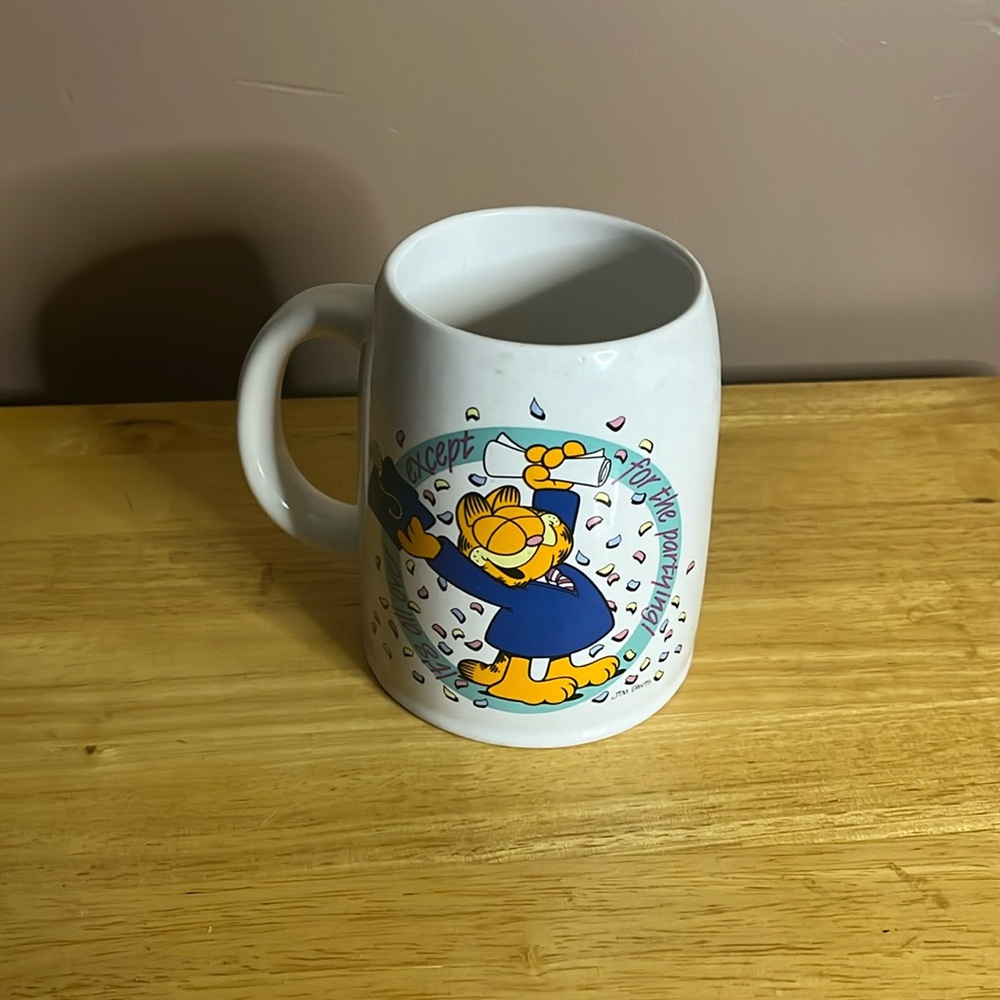😄Vintage Garfield mug 1978